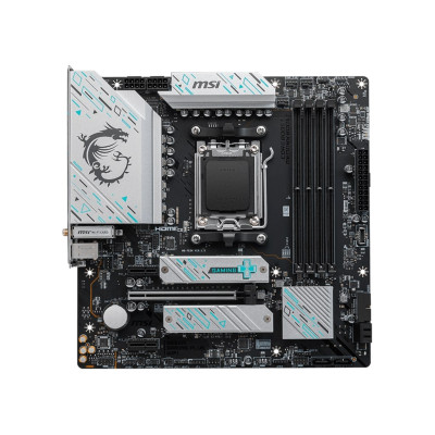 MSI Материнська плата B650M GAMING PLUS WIFI sAM5 B650 4xDDR5 HDMI DP WiFi BT mATX