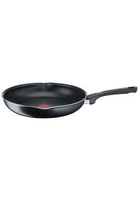 Tefal Сковорода з кришкою Day by Day, 28см, з кришкою, алюміній, бакеліт, скло, чорний