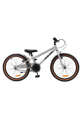 Miqilong Дитячий велосипед ST 20" срібний