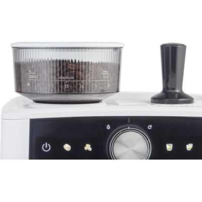 Gorenje Кавоварка Gorenje ріжкова 2.5л, кавомолка 0,25л, капучинатор, кнопочне керування, білий