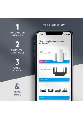 Linksys VELOP WiFi 6 MX12600 AX4200 (3 шт.)