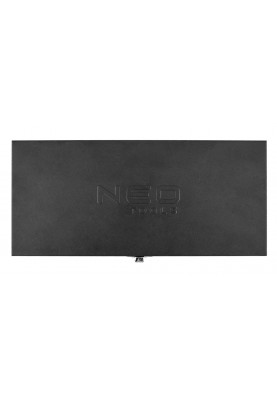 Neo Tools Набір інструментів, Набір торцевих головок, 63шт, 1/4", CrV, металевий кейс