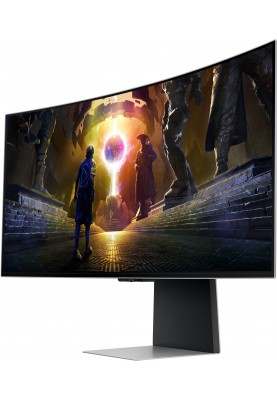 Samsung Монітор 34" Odyssey OLED G8 HDMI, DP, USB, Bluetooth, MM, OLED, 3440x1440, 0.03ms, HAS, FreeSync Premium Pro, CURVED