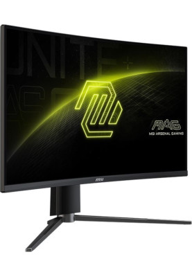 MSI Монітор 27" MAG 27CQ6PF 2xHDMI, DP, Audio, VA, 2560x1440, 180Hz, 0.5ms, sRGB 105%, CURVED, AdaptiveSync, HAS