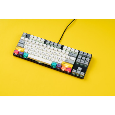 Varmilo Клавіатура механічна APT87 CMYK, C-TK Brown, WL/USB-A, White Led