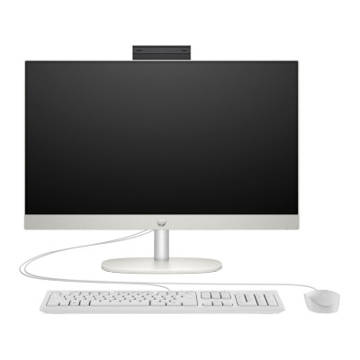 HP Комп'ютер персональний моноблок 240-G10 23.8" FHD IPS AG, Intel i3-N300, 16GB, F512GB, UMA, WiFi, кл+м, 3р, DOS, білий