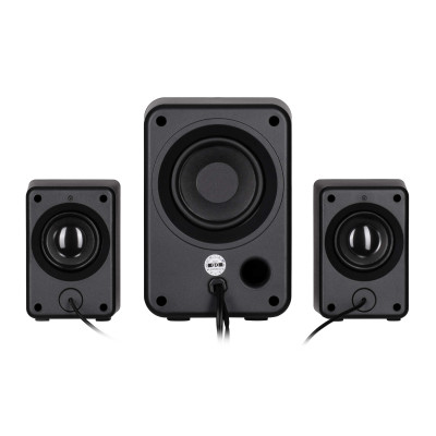 2E Акустична система PCS301 RGB, 2.1, USB, Black