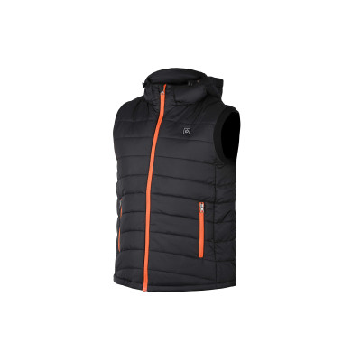 2E Tactical Жилет з підігрівом Heat Power Plus Black з капюшоном, розмір XL