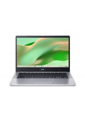 Acer Ноутбук Chromebook CB314-4H 14" FHD IPS, Intel C N100, 8GB, F128GB, UMA, ChromeOS, сріблястий