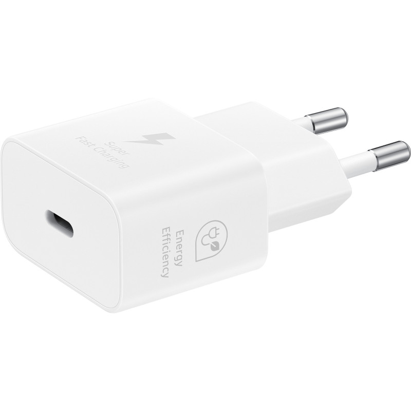 Samsung Зарядний пристрій мережевий 25Вт USB-С, кабель USB-C > USB-C, 1м, білий