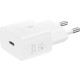 Samsung Зарядний пристрій мережевий 25Вт USB-С, кабель USB-C > USB-C, 1м, білий