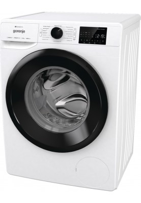 Gorenje Пральна машина фронтальна, 9кг, 1400, A+++, 54,5см, дисплей, інвертор, пара, Wi-Fi, білий