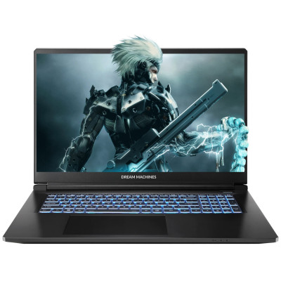 Dream Machines Ноутбук Dream Machines RT5050-17 17.3FHD IPS, AMD AI 7350, 32GB, F1TB, NVD5050-8, DOS, чорний
