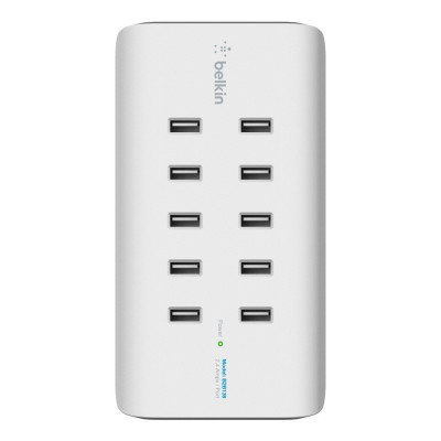 Belkin Станция для зарядки RockStar 10 PORT USB-A CHARGER 2.4 Amp, 120W