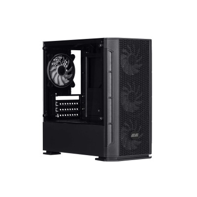 2E Gaming Корпус Calleo GB700 без БЖ 2xUSB3.0, 1xUSB2.0, 4x120мм ARGB, VGA 320мм, LCS ready, контролер з пультом, TG Side Window, mATX, чорний