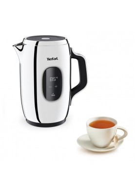 Tefal Електрочайник Majestuo 1.5л, з подвійними стінками, 9 темп.реж, підтримка температури, сенсорне управління, нержавіюча сталь