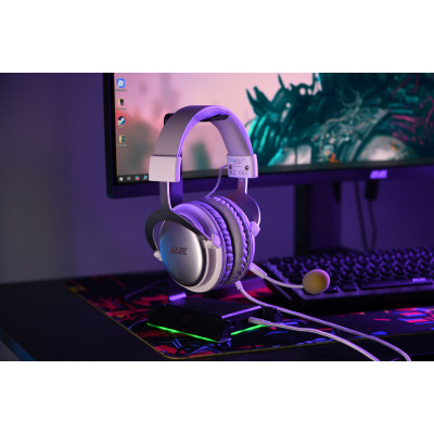 2E Gaming Гарнітура ігрова HG355, 7.1, mini-jack/dual 3.5мм/USB-A, 1.5/1.5/0.2м, білий
