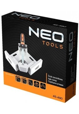 Neo Tools Струбцина, кутова, алюмінієва, напрямна 95мм, 70х70мм