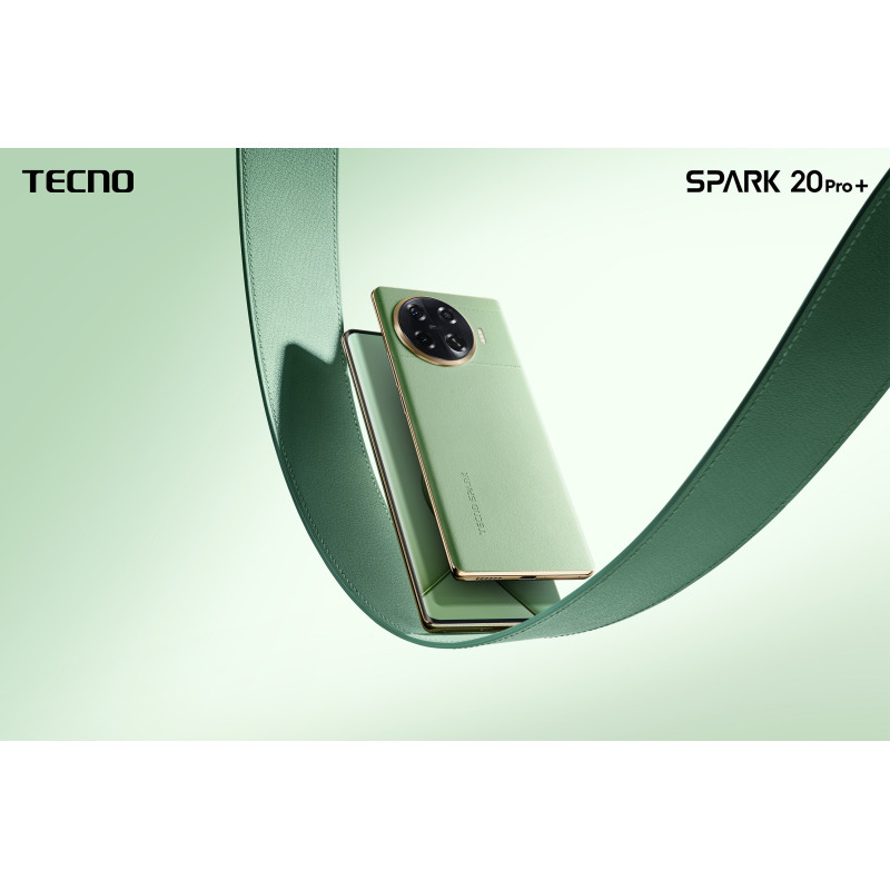 TECNO Смартфон Spark 20 PRO+ (KJ7) 6.78" 8/256ГБ, 2SIM, 5000мА•год, Magic Skin Green