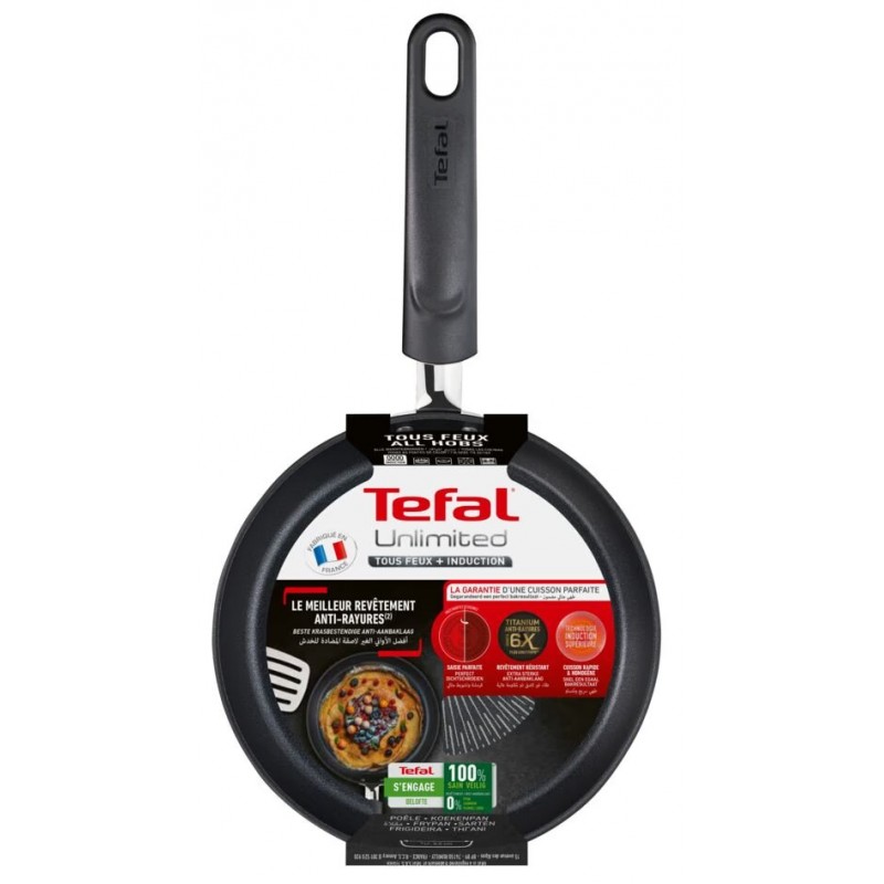 Tefal Сковорода для млинців Unlimited,19см, алюміній, бакеліт