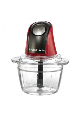 Russell Hobbs Подрібнювач Desire Red, 200Вт, чаша-500мл, скло, корпус-пластик, червоний