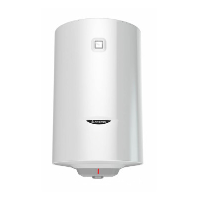 Ariston Водонагрівач електр. круглий PRO1 R 100 V 1.5 К PL DRY, 100л, 1,5кВт, сухий тен, мех. кер-ння, C, Італія, білий