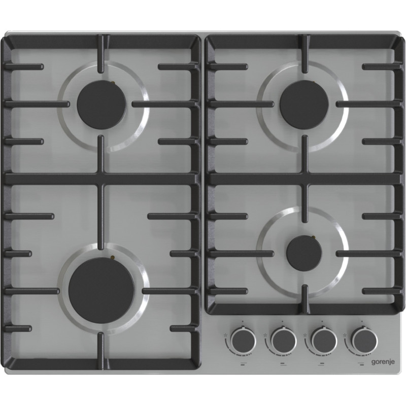 Gorenje Комплект духовка електрична BO6735E02X + поверхня газова G642ABX), 743551, нерж