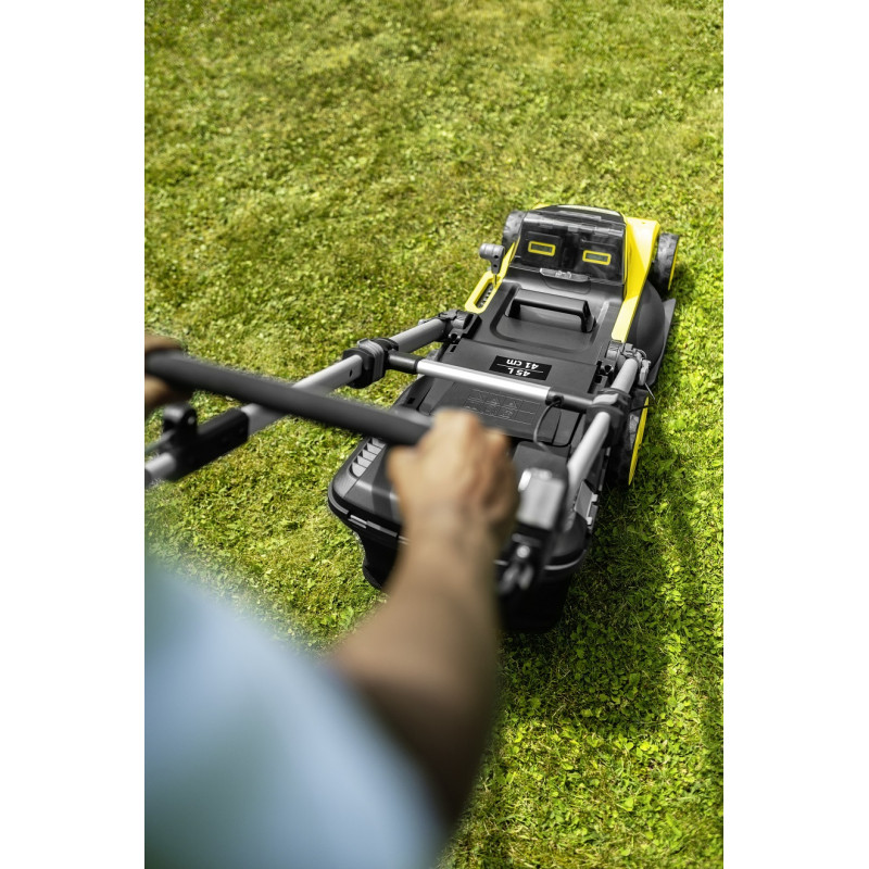 Karcher Газонокосарка акумуляторна LMO 5-18 Dual Battery Set 36В (18В+18В) акб 2х5А·год 41см 25-70см до 550м.кв