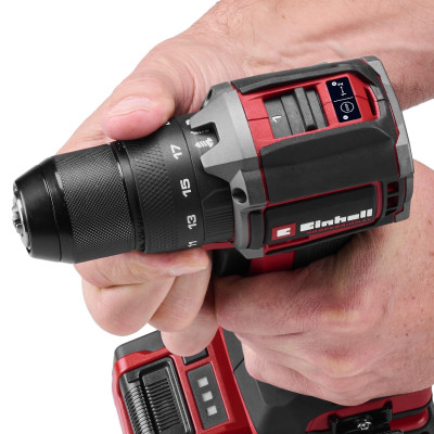 Einhell Шурупокрут-дриль ударний акумуляторний Professional TP-CD 18/50-C Li-i BL - Solo 18В 50Нм 0-500·0-2000об/хв LED 0.99кг без АКБ та ЗП Einhell Шурупокрут-дриль ударний акумуляторний Professional TP-CD 18/50-C Li-i BL - Solo 18В 50Нм 0-500·0-2000об/хв LED 0.99кг без АКБ та ЗП