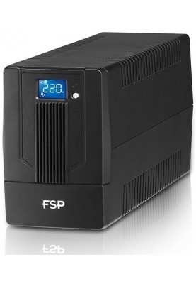 FSP Джерело безперебійного живлення iFP650, 650VA/360W, LCD, USB, 2xSchuko