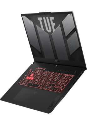 ASUS Ноутбук TUF Gaming A17 FA707XI-LL036 17.3" WQHD IPS, AMD R9-7940HS, 16GB, F1TB, NVD4070-8, NoOS, Сірий