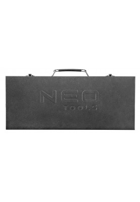 Neo Tools Набір інструментів, Набір торцевих головок, 25шт, 1/2", CrV, металевий кейс