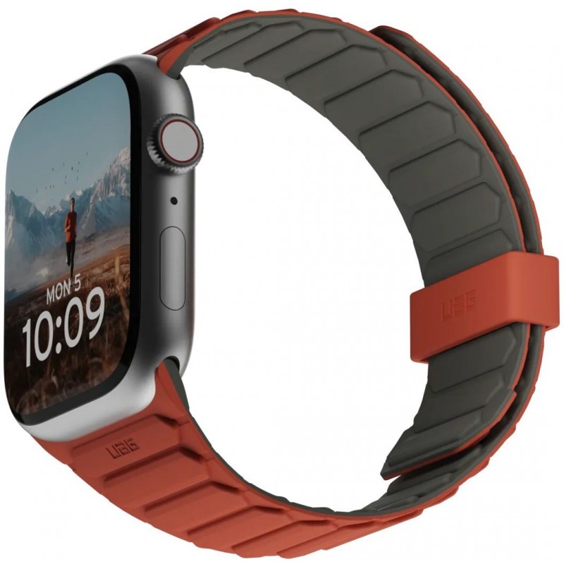 UAG Ремінець для Apple Watch Ultra 2/Ultra-49-45-44-42mm, Pathfinder, Olive/Rust