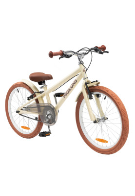 Miqilong Дитячий велосипед RM 20" бежевий