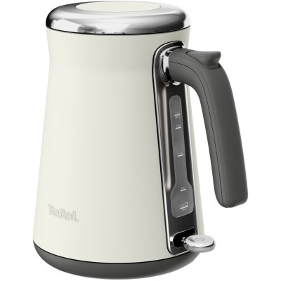 Tefal Електрочайник Collection 1.68л, Strix, нерж. сталь, бежевий