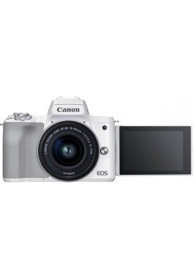 Canon Цифрова фотокамера EOS M50 Mk2 + 15-45 IS STM Kit White