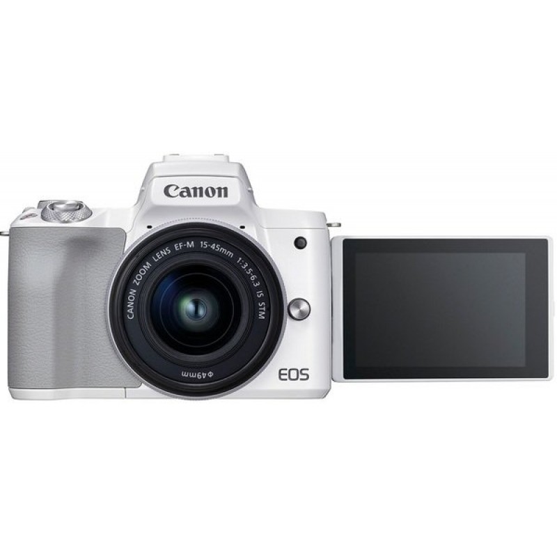 Canon Цифрова фотокамера EOS M50 Mk2 + 15-45 IS STM Kit White