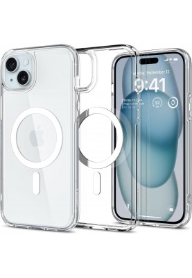 Spigen Чохол для Apple iPhone 15 Ultra Hybrid MagFit, White