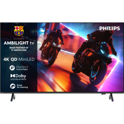 Philips Телевізор 55" MiniLED 4K 144Hz Smart Titan OS Black Ambilight