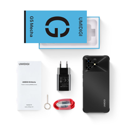 UMIDIGI Смартфон G5 Mecha (RP08) 6.6" 8/128ГБ, 2SIM, 6000мА·год, чорний