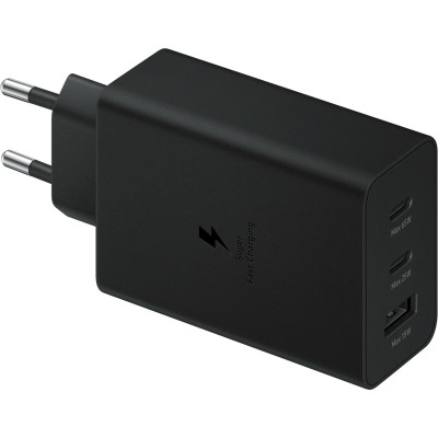 Samsung Зарядний пристрій мережевий 65Вт 2xUSB-С PD PPS/USB-A, чорний