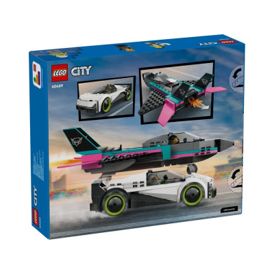 LEGO Конструктор LEGO City Реактивний літак проти автомобіля