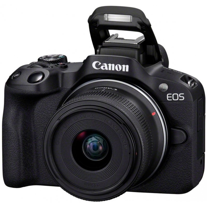 Canon Цифрова фотокамера EOS R50 + RF-S 18-45 IS STM Black