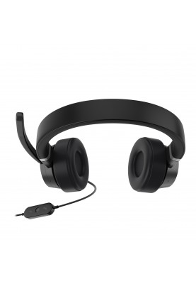 Lenovo Гарнітура ПК стерео On-ear Go Wired ANC, USB-A/USB-C, 2м, чорний