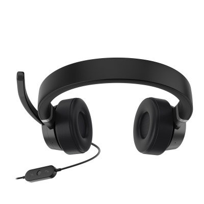Lenovo Гарнітура ПК стерео On-ear Go Wired ANC, USB-A/USB-C, 2м, чорний