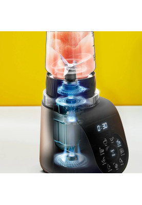 Tefal Блендер стаціонарний Blend UP, 1000Вт, чаша-700мл, тритан, чорно-золотистий