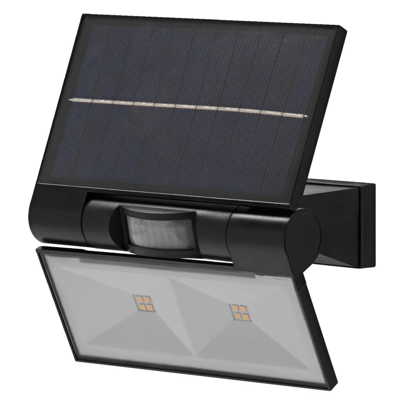 LEDVANCE Світильник автономний ENDURA STYLE SOLAR DOUBLE 2Вт 3000К 380Лм IP44 чорний