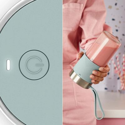 Tefal Блендер Lightmix портативний для смузі, чаша-300мл, USB, тритан, зелений