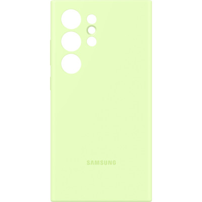 Samsung Чохол для Galaxy S24 Ultra (S928), Silicone Case, зелений світлий