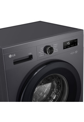 LG Пральна машина, фронтальна, 6.5 кг, A+++, антрацит